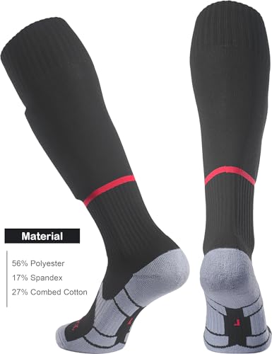 Image of APTESOL Knee High Sport Soccer Baseball Socks for Youth Boys Girls (1 /3 /5 Pairs)