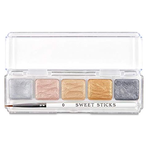 Sweet Sticks Edible Art Water-Activated Food Paint Mini Palette, Metallic Cover