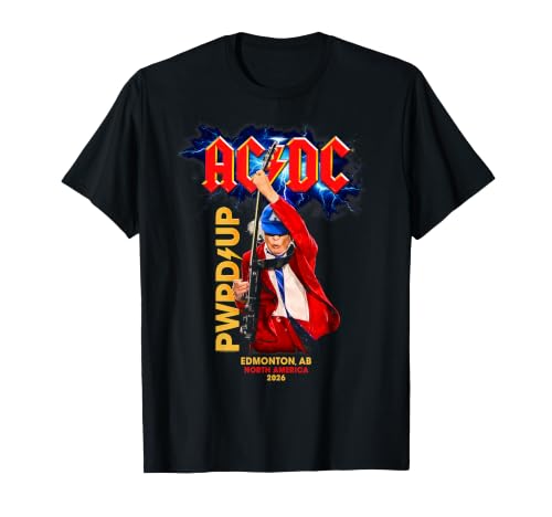 AC/DC PWR UP Edmonton AB Tour 2026 Photo T-Shirt