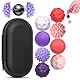 Muyohix 8 Stück Fidget Toys Magnetische, Anti-Stress Spielzeug mit Silikonhülle, Magnetische Sensorik Spielzeug, Magnetkugeln Stressball, Anti Stress Ball für Erwachsene und Kinder (Rosa-Lila)