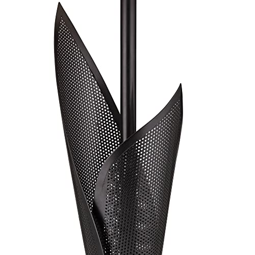 Lámpara de Mesa Moderna Possini Euro Diseño Negra 80 cm miniatura 6