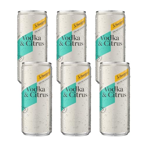 Pack de Schweppes Vodka Citrus 310ml 6 unidades