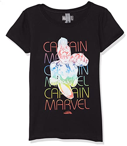 T-shirt Marvel Captain fille coton doux anti-irritation