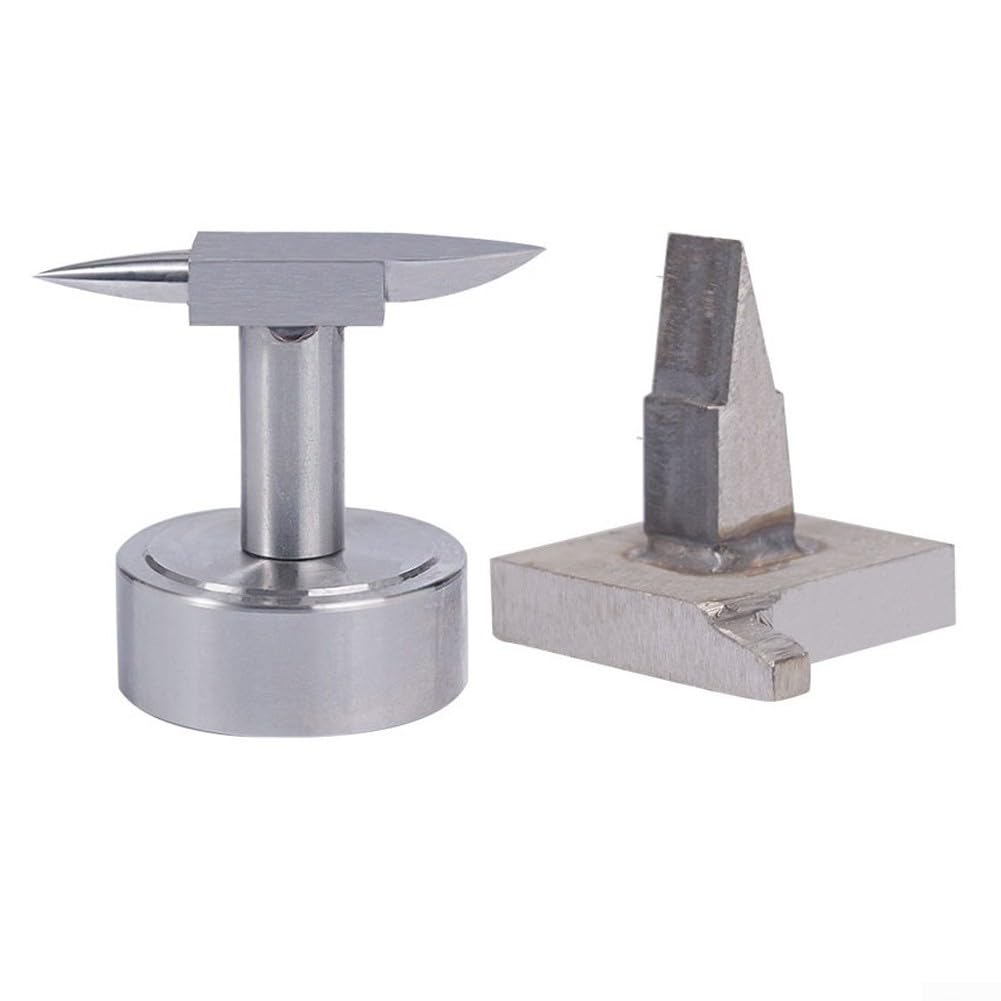 Yunque multiusos de acero de alta velocidad adecuado para varias tareas de forja de metal en artesanía de joyería (tipo B)