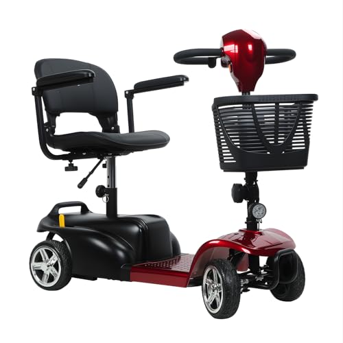 4-Wheel Mobility Scooter with Basket