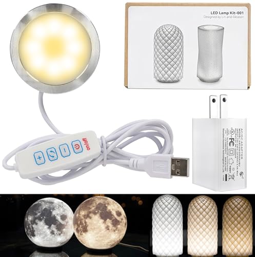 Image of LED Lamp Kit 001 with Charger for Bambu Lab 3D Printer Parts