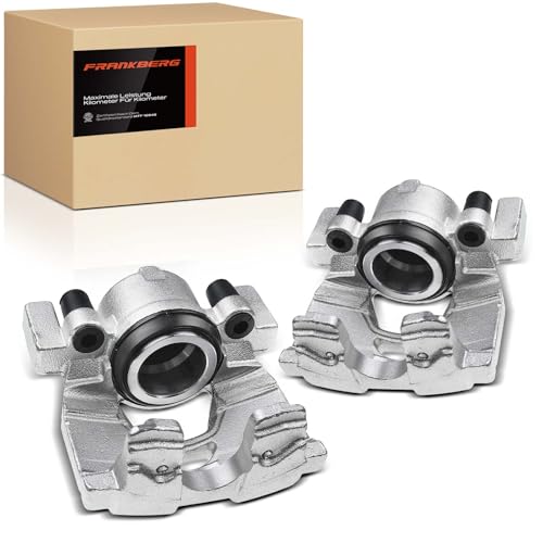 Frankberg 2x Brake Caliper Front Left Right Compatible with Laguna III Grandtour KT0/1 Laguna III BT0/1 Laguna Coupe DT0/1 Grand Scénic III JZ0/1 Latitude L70 41011-0004R