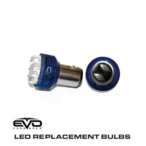 Cipa 93233 Evo Formance Led Replacement Bulb - Blue - 1157 - Twin Pack #TOP5