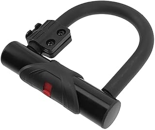 Bicycle Lock,Multi-Function U Lock Motorcycle Bike Bikes Bikes U Lock Outdoor Motorcycle Lock Sturdy u Lock Outdoor Cycle Lock Outdoor u Lock U-Lock U-Shaped Lock Bike Lock Silica Gel Black