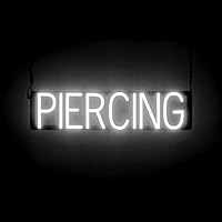 Vista 16 de SpellBrite Letrero de tatuaje y perforación para salones de tatuajes Señales relacionadas con tatuajes y piercings con aspecto de neón, luz LED
