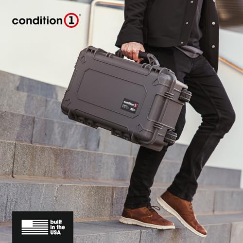 Maleta rígida grande con ruedas 22" con cerradura miniatura 6