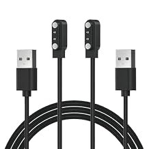 Compatible with CMF by Nothing Smart Watch Charger, 2-Pack Charging Cable Magnetic USB Charging Cord for CMF Watch Pro/Pro 2/Watch 3 Pro Smartwatch