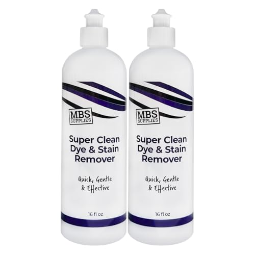 Super Clean Dye & Stain Remover – Gentle 16 oz (2 Pack) Formula for Hair Color Stains on Skin & Hair | pH Balanced & Sensitive Skin Safe