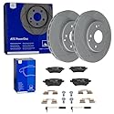 ATE PowerDisc Bremsscheiben + Beläge vorne passend für C-Klasse W203 CLK W209
