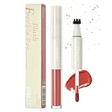 Freckle Stamp & Blush Pen – 2-in-1 Liquid Freckle Makeup Pen and Cream Blusher for Natural Effortless Sun-Kissed Look, Long-Wearing, Smudge-Resistant Makeup (# 03)