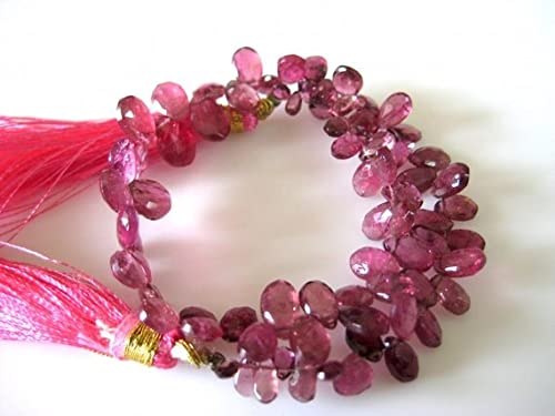 Tourmaline rose en perles facettées LKBEADS pour création de bijoux