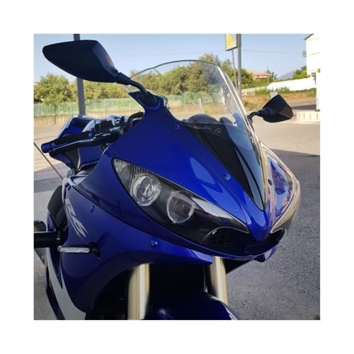 Bulle moto YZF R6 reduit fatigue deflecteur vent double courbure