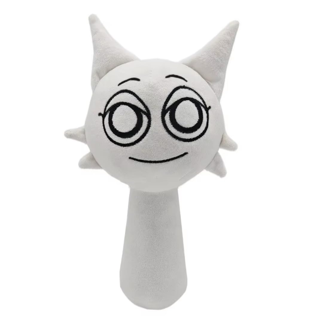Sprunki Plush Toy (White, 30 CM)