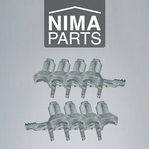 20x NIMA PARTS Kompatibel/Ersatz für Bodenträger Ikea Billy Regal MADE IN GERMANY Regalbodenhalter, Regal Stifte Regalbodenträger Fachbodenträger