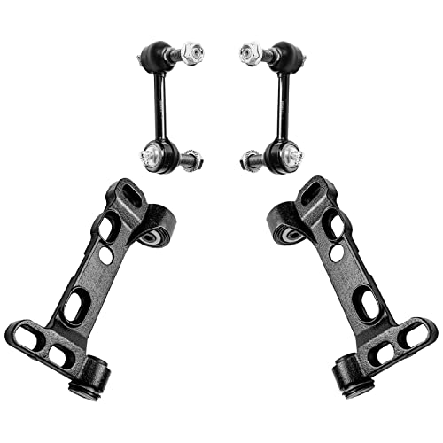Image of Detroit Axle - Front Rear Suspension Kit for Buick Rainier Chevrolet Trailblazer EXT GMC Envoy XL Saab 9-7x Control Arm Support Brackets Ball Joints Tie Rods Sway Bars Replacement