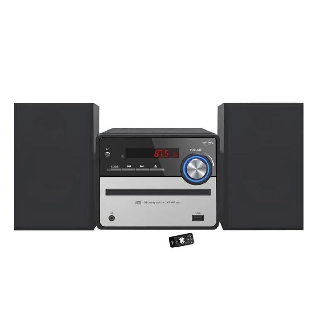 Chaîne HiFi Bluetooth 5.0 Lecteur CD MP3 USB FM 2x25W Noir CH37-BTH + Clé USB 32 Go