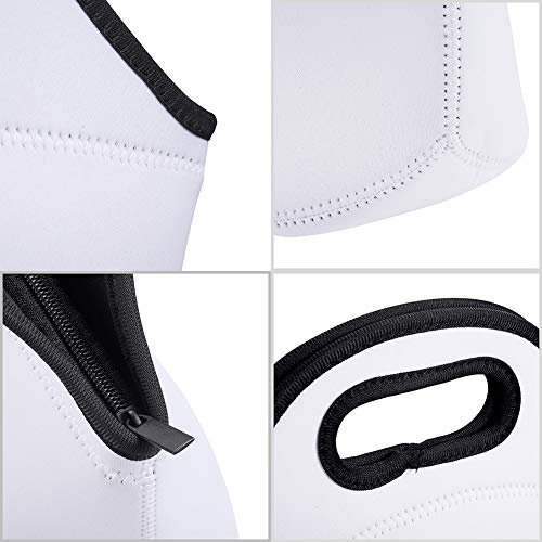 Wacar Sublimation Blanks Neoprene Lunch Bag, Reusable Insulated Lunch Box, Carry Case Handbags With Zipper For Adults Work Outdoor Travel Picnic #TOP4