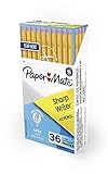 Paper Mate SharpWriter Mechanical Pencils | 0.7 mm #2 Pencil | Pencils for School Supplies, Yellow, 36 Count