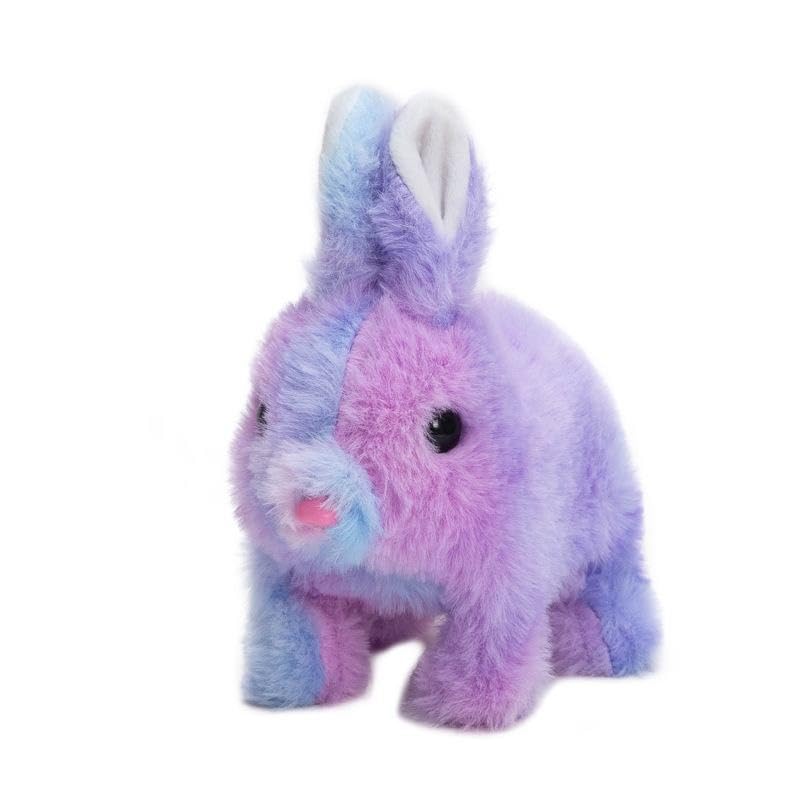 Image of Hopping Walking Bunny Toy with Sounds, Jumping Rabbit Wiggling Ears, Twitching Mouth and Nose, Educational Interactive Bunny Toy for Baby Kids
