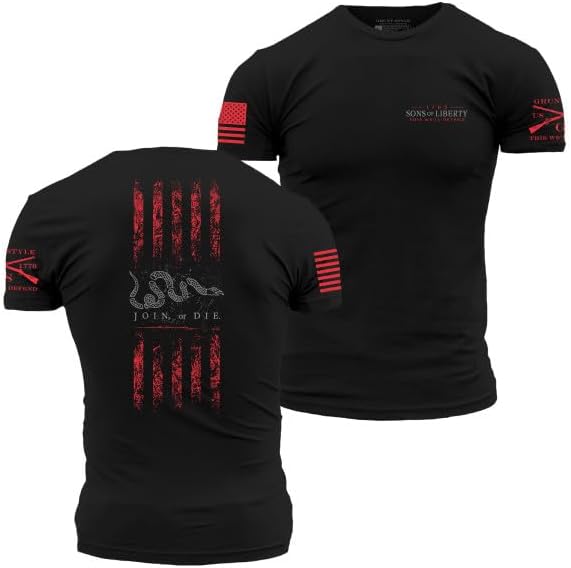 Grunt Style Sons of Liberty Patriotic Men's T-Shirt