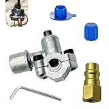 lekiliky 2PCS Piercing Valve Kits, R12 to R134a Adapter with Cap, BPV-31 Piercing AC Valve for 7/16' Low Side...