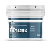 Earthborn Elements Dried Minced Garlic 1 Gallon Bucket, Kitchen Staple, Bulk Seasoning (72 Ounce)