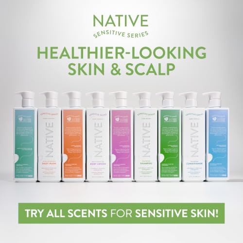 Native Sensitive Body Wash, Hypoallergenic Fragrance, 24 Hour Moisturization for Sensitive Skin, Free from 81 Known Allergens, Naturally Derived Ceramides, Bare Melon Scent, 18 Fl Oz - image 9