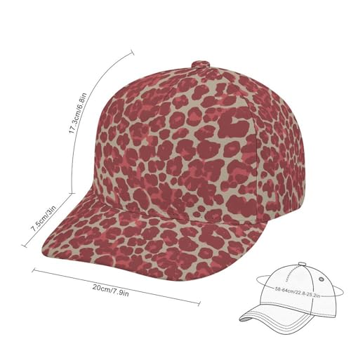 Gorra de béisbol ajustable con estampado de cebra africana miniatura 2