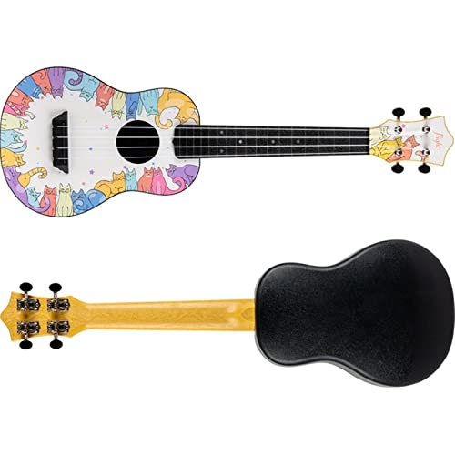 TUC ABS Concert Travel Ukulele – Kitty - Les Beatles, Paul McCartney, John Lennon, RIngo Starr, George Harrison TUC ABS Concert Travel Ukulele - Kitty – Image 6