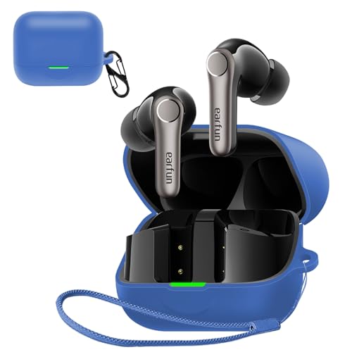 For EarFun Air Pro 4+ P[X [HVUYAL] h~p̃tbN𓋍ڂ y LYh~ ho ɂ _炩ȃVJQ̃X|[cN[ȃfUC Ռ z X \tg P[XJo[ h~ی(u[)