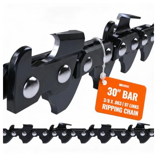Granberg G7293-97 30 Inch Chainsaw Ripping Chain 3/8 Pitch .063 Gauge 97DLs