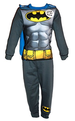 DC Comics - Pijama dos piezas - para niño Multicolor Batman 'Body' Cape