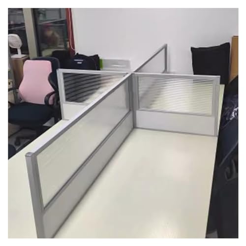 Cloison de séparation de bureau en aluminium blanc écran intimité phonique