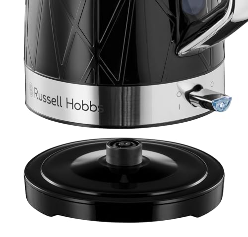Image of Russell Hobbs 1.7 Litre 2400 W Structure Electric Kettle Black | Contemporary Design Cordless Kettle with Fast Boil and Boil Dry Protection | 28081-70