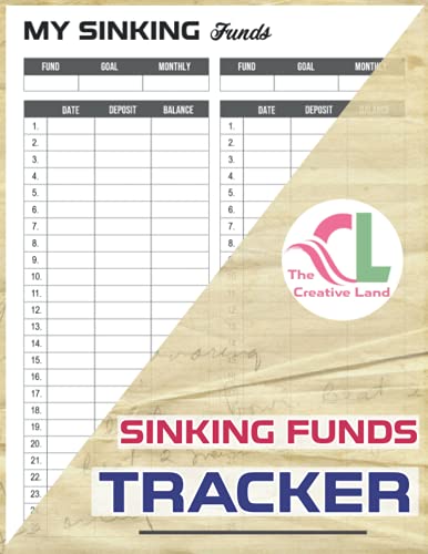 Sinking Funds Tracker: Simple Saving Ledger Log For Goals (Financial Management Planner)