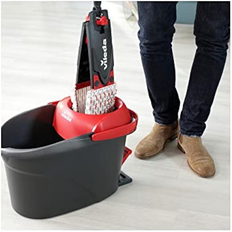 Vileda Floor mop، Microfibre، red، Set