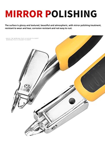 Staple Remover, Staple Puller Tool With Ergonomic Handle, Upholstery And Construction Heavy Duty Staple Removers For Removing All Kinds Of Nails In Furniture, Floor, Wooden Box, Photo Frame, Carpet #TOP3