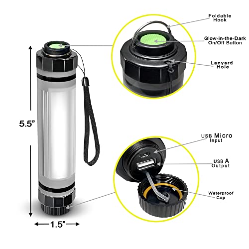 Lampe LED portable SunJack compacte et étanche avec batterie de secours USB - 7