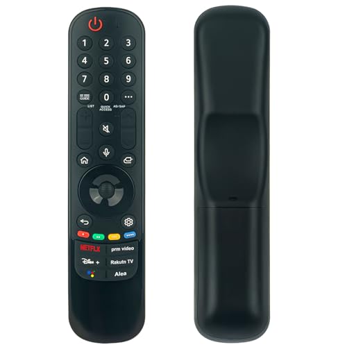 MR22GN Ersetzte Sprachfernbedienung Passend für LG AKB76039901 Smart TV Models 2021/2022 MR22GA 43NANO766QA 43NANO769QA 43UQ80006LB 50NANO766QA 50NANO816QA 50QNED816QA 50UQ80006LB