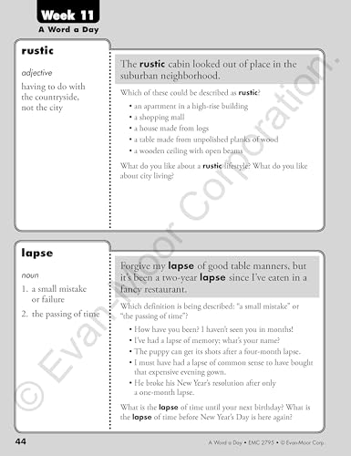 A Word a Day, Grade 5 Teacher Edition - Image 6