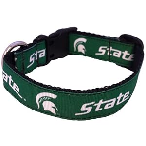 NCAA Michigan State Spartans Dog Collar, Large