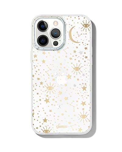 Sonix Case for iPhone 13 Pro Max / 12 Pro Max | 10ft Drop Tested | Protective Gold Silver Star Clear Cover | Cosmic