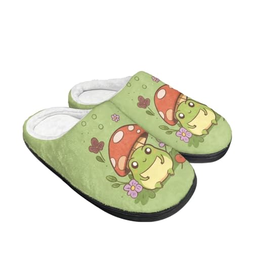 Fuzzy Slippers for Women Everyday Holiday Party Wear Warm Soft Anti-Slip3