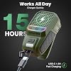 INFURTURE Wearable Bluetooth Speaker with RGB/Flashlight Clip On Speaker,Waterproof Shower Speake-Built-in Noise Reduction Mic for Hands-Free Music/Calls-for Work/Riding/Golf/Outdoor(Green)