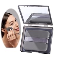 100 Blätter Gesicht Blotting Paper, Gesichts-Löschpapier Grüntee Ölabsorbierende Blätter, Face Oil Blotting Papers Weich Öl-Löschpapier für Damen Herren Gesichtspflege (Schwarz)